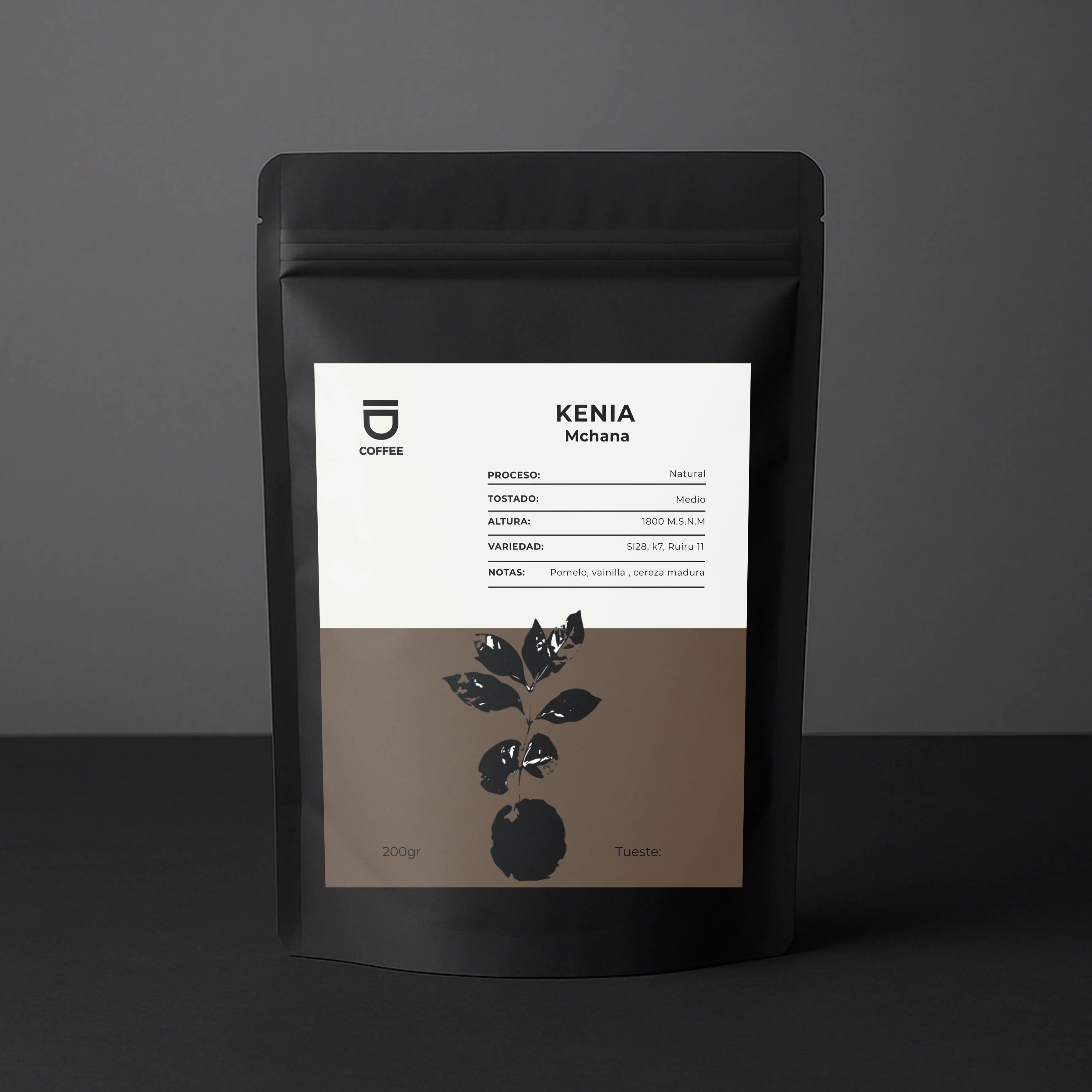 Empaque de Café Kenia