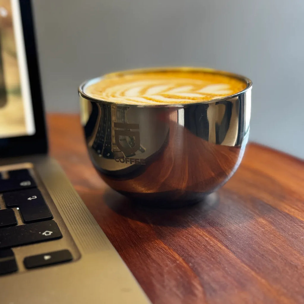 Taza ID Acero inoxidable con Flatwhite